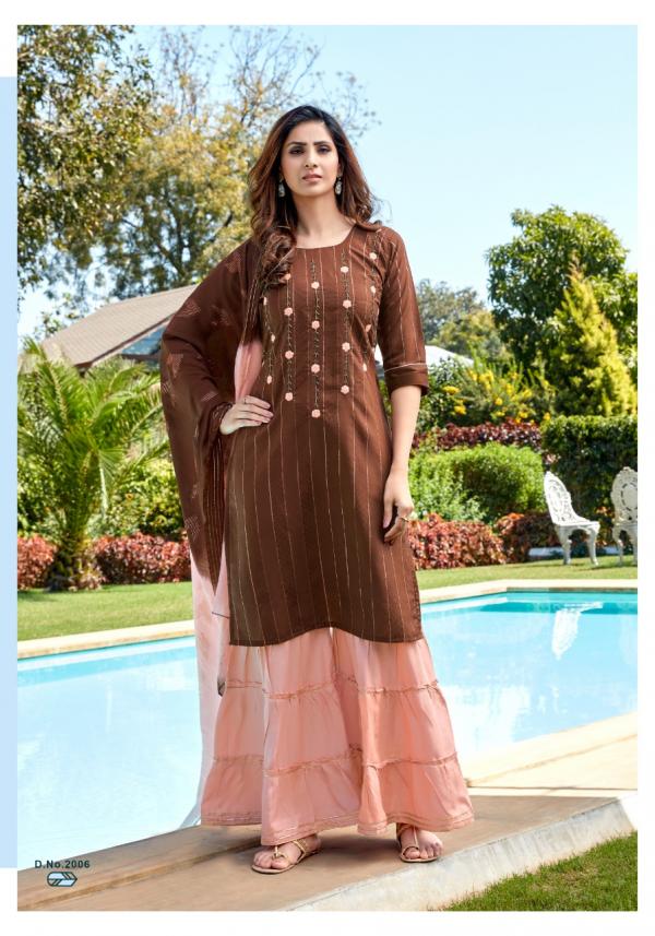 Parra  Raghini 2 Desigenr Viscose Readymade Salwar 